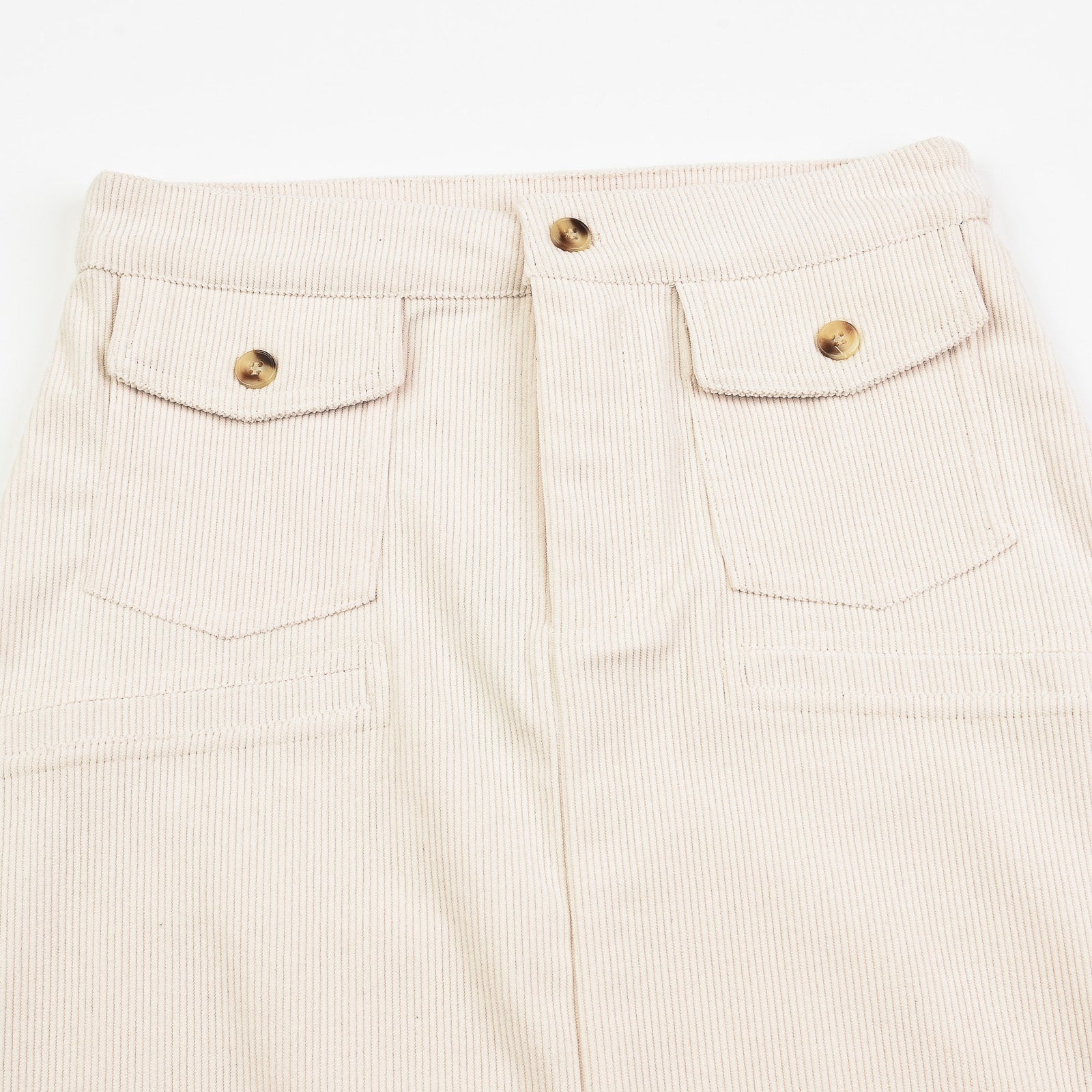 Corduroy Straight Skirt