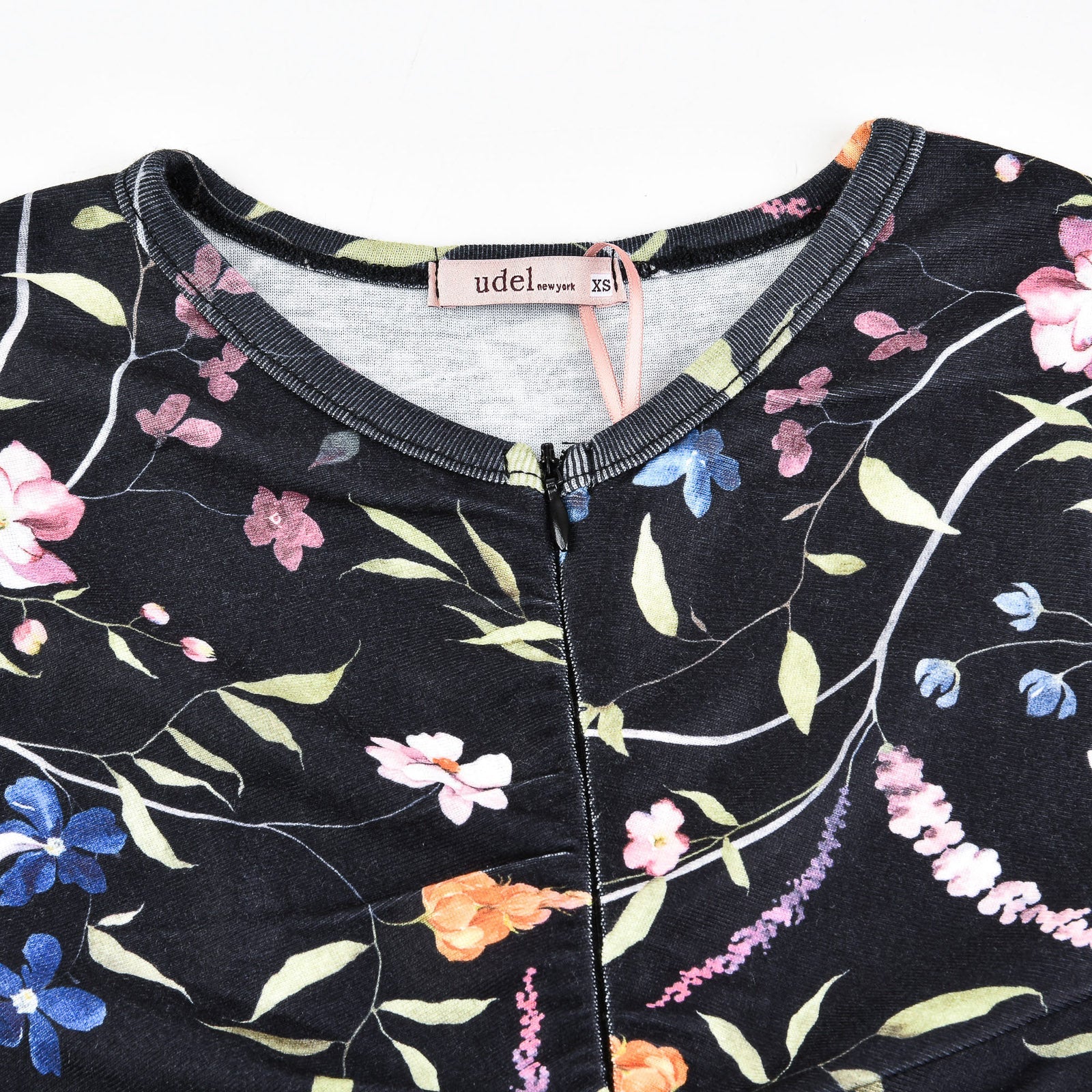 Front Zipper Ruched Dress