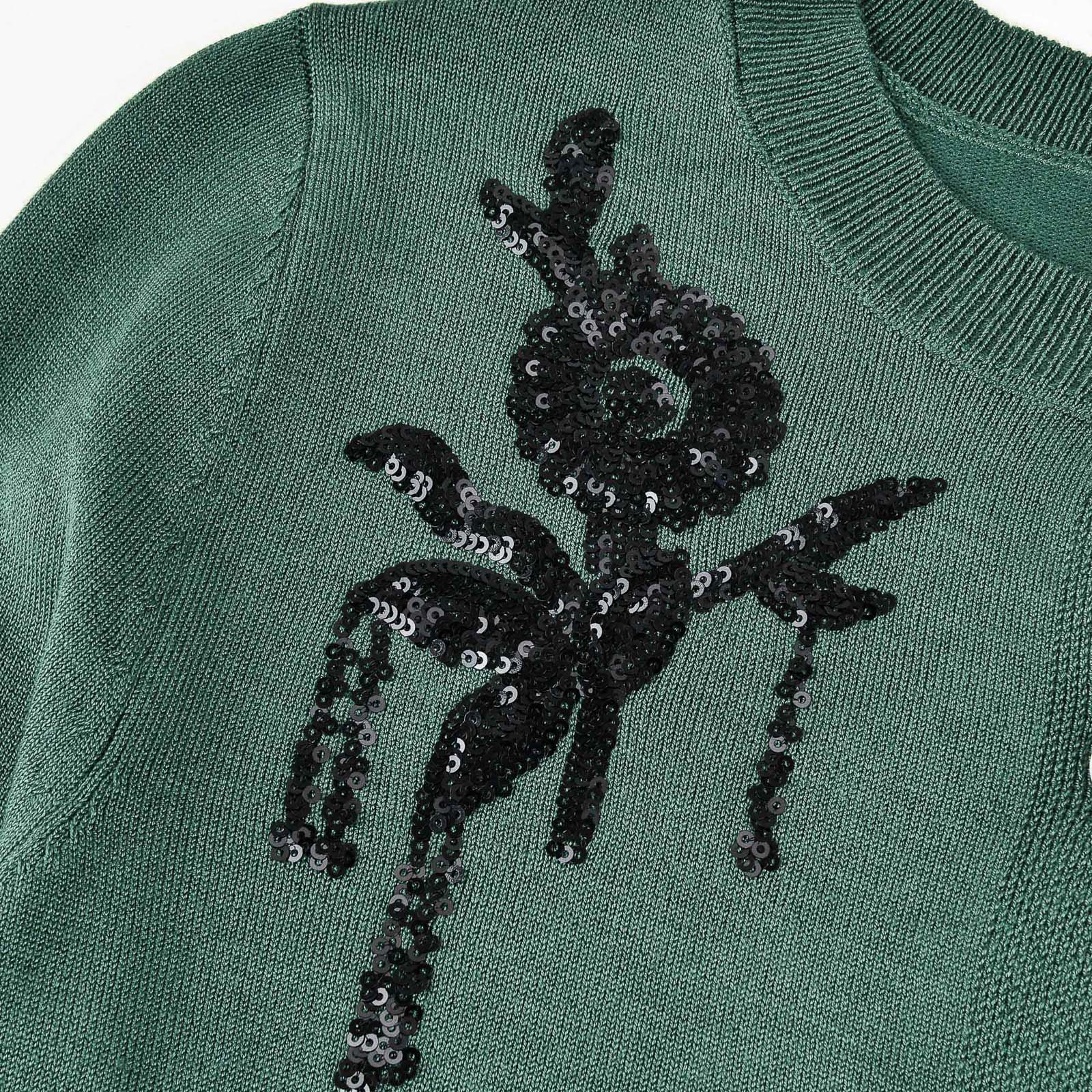 Applique Knit Cardigan