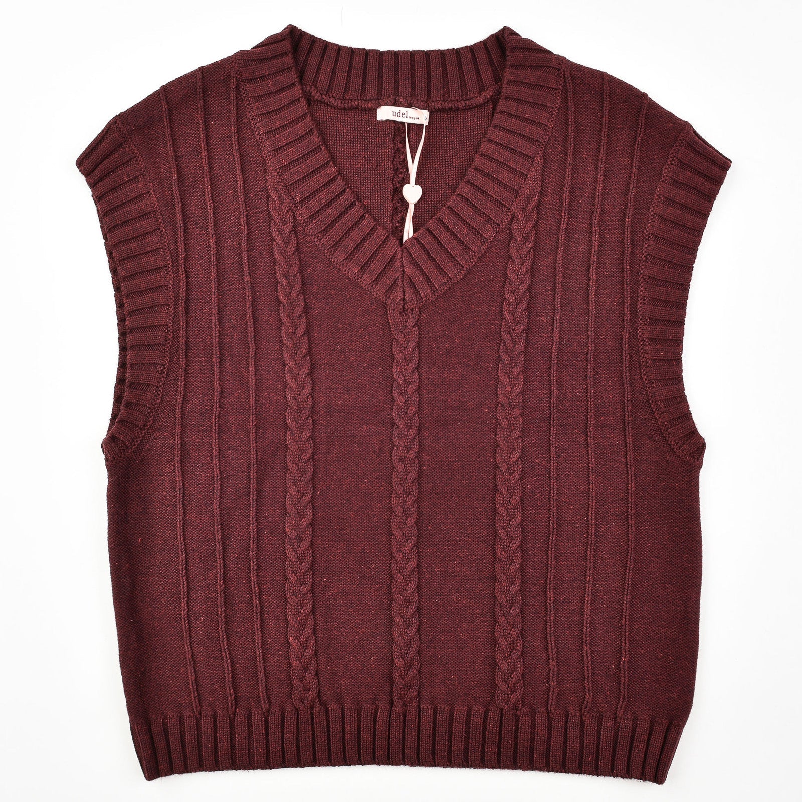 Cable Knit Vest