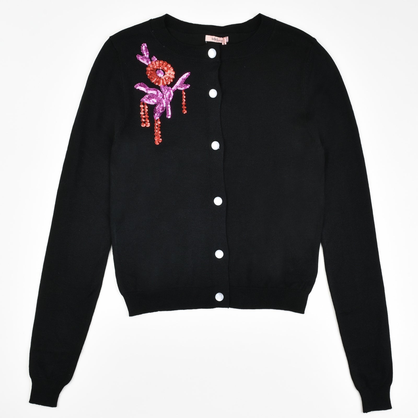 Applique Knit Cardigan