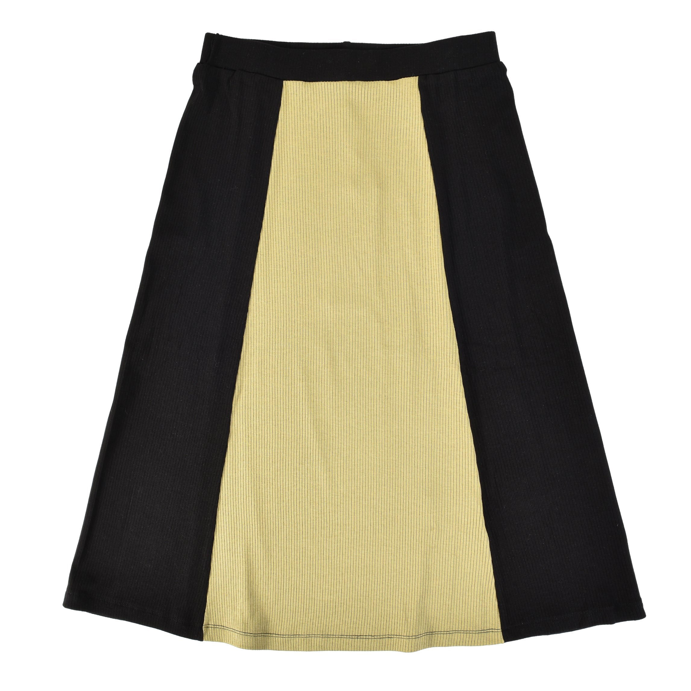 Colorblock Rib Skirt