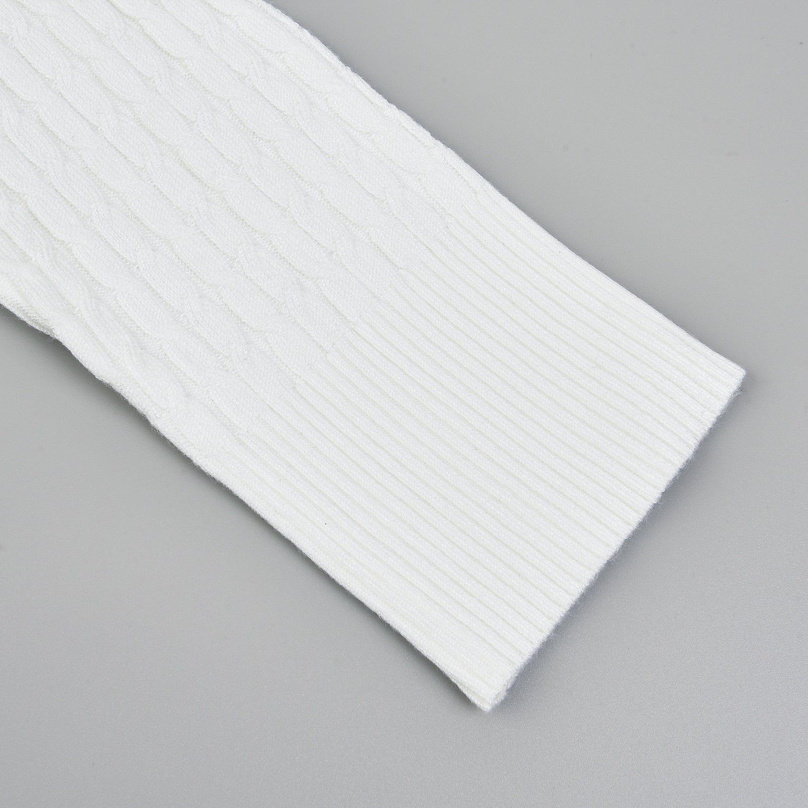 Cable Knit Half Zip Sweater