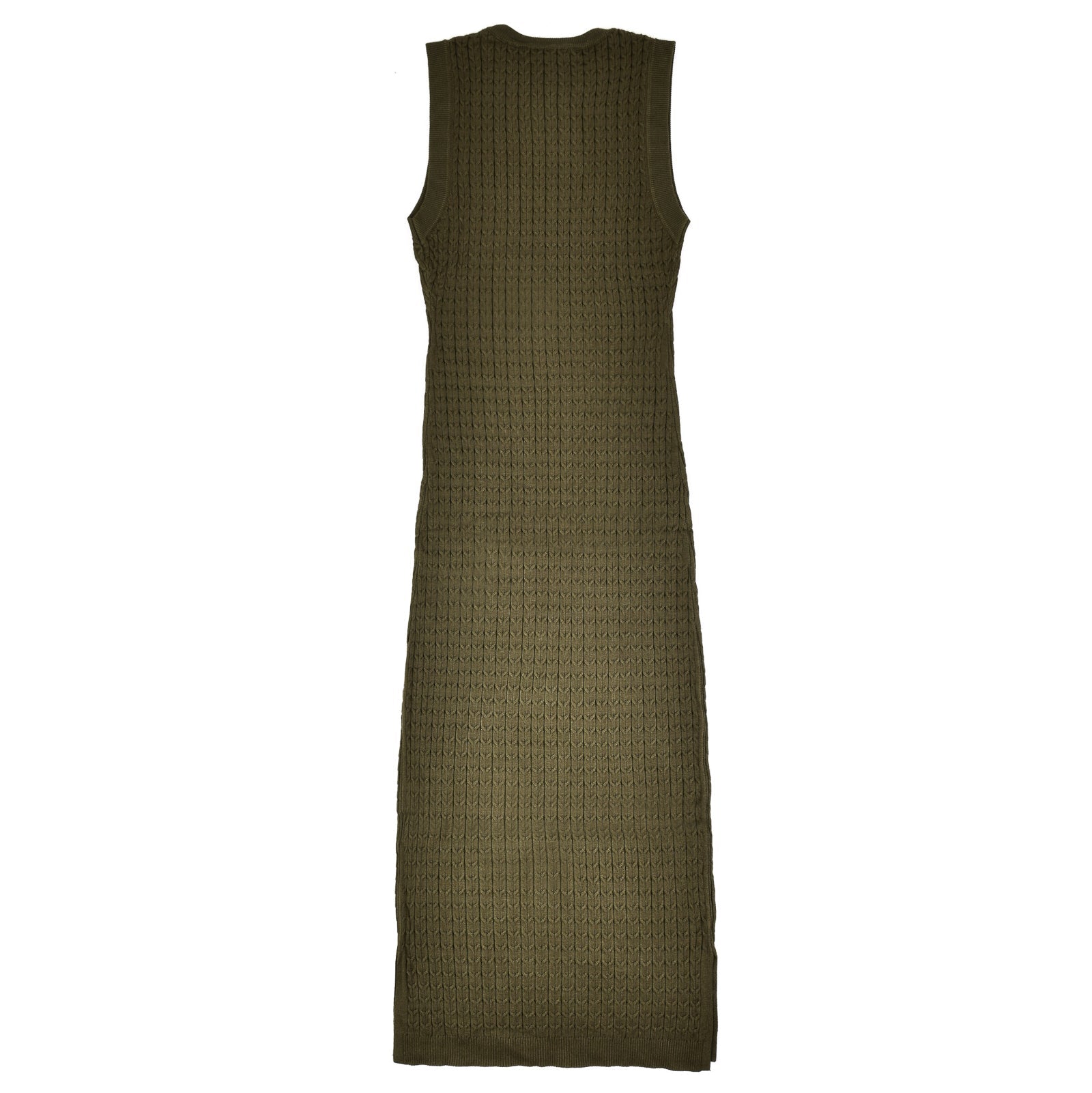 Cable Knit Sleeveless Dress
