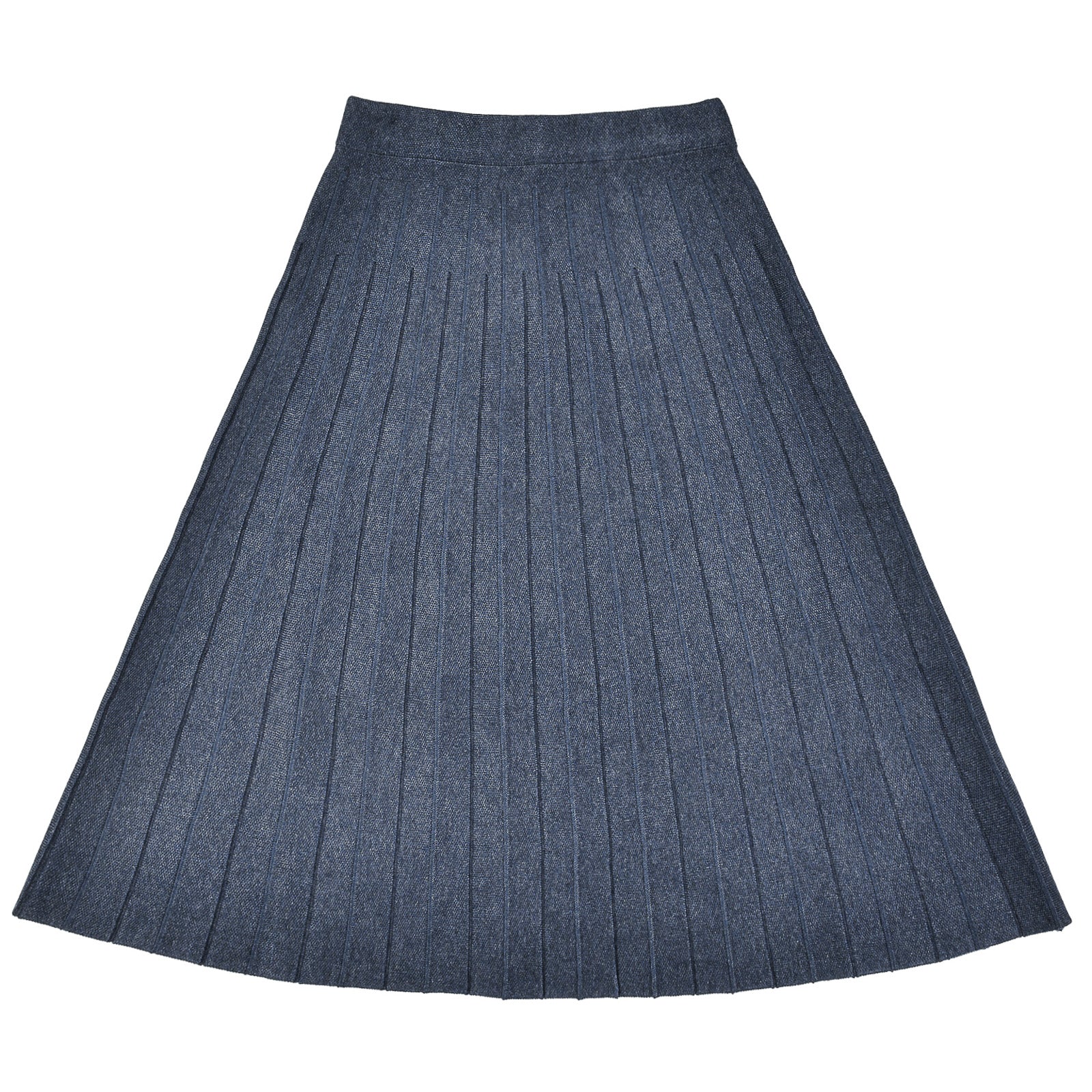 Knit Pleated Skirt 23"