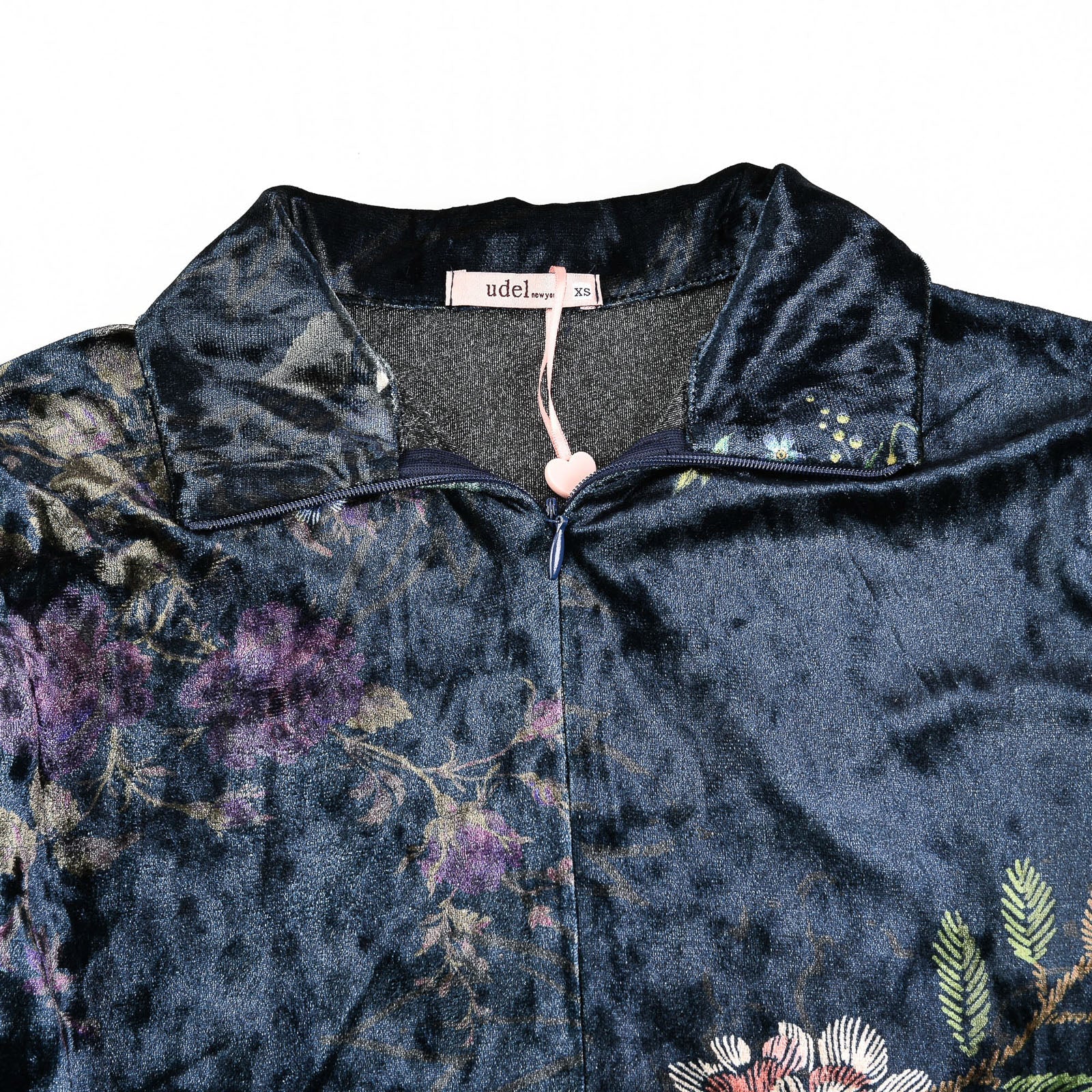 Velour Front Tie Dress