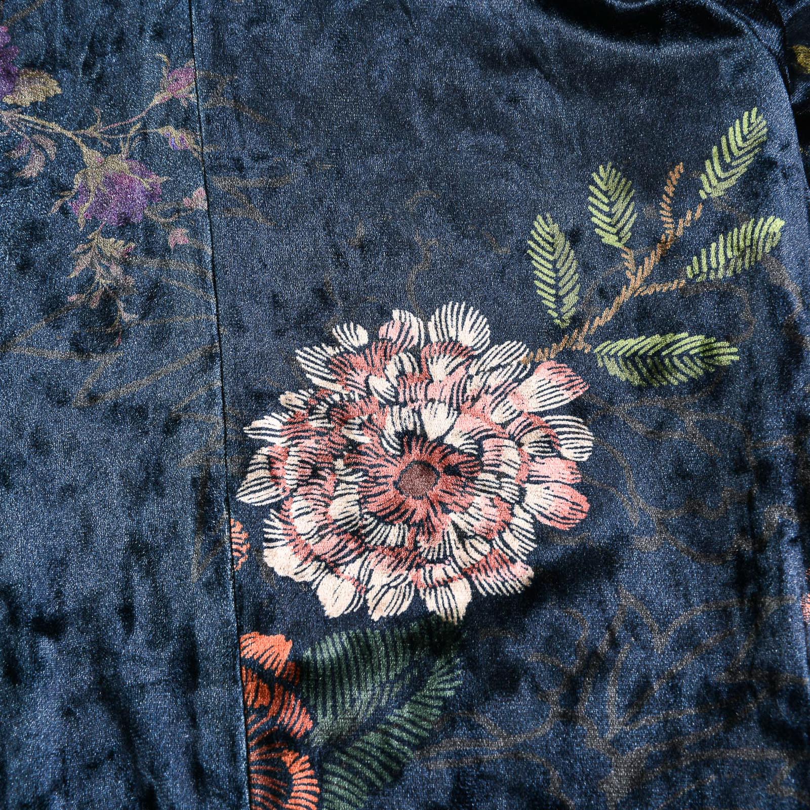 Velour Front Tie Dress