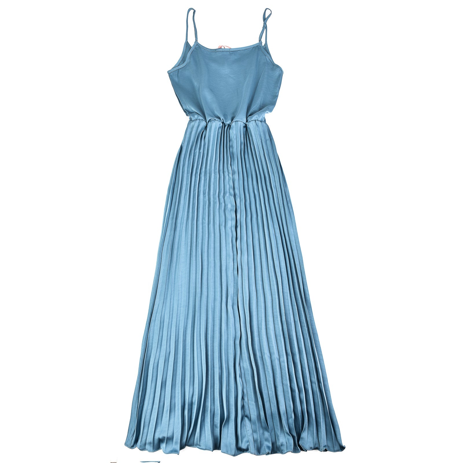 Pleated Slip Dress