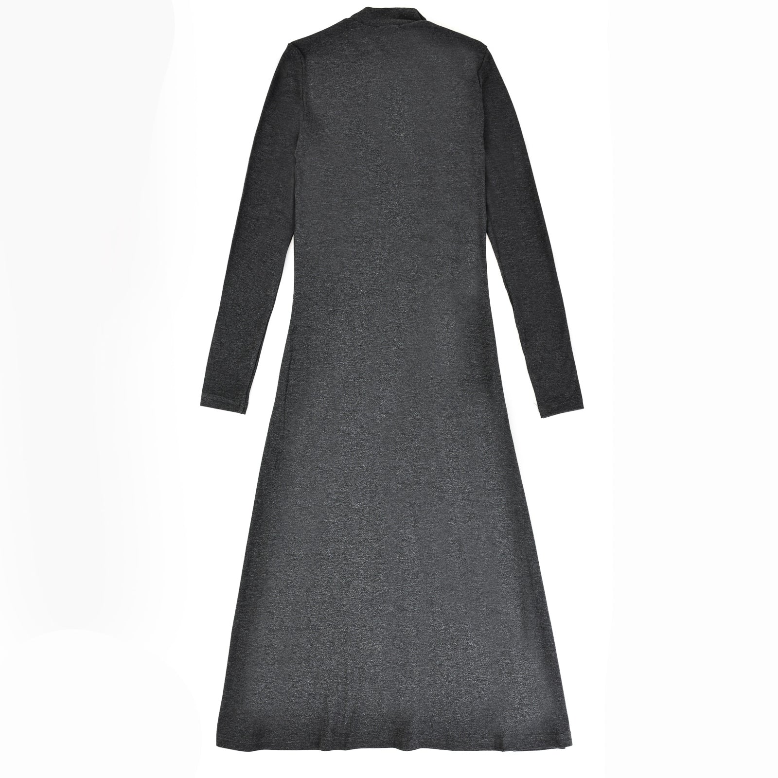 Mock Neck Ruched Dress