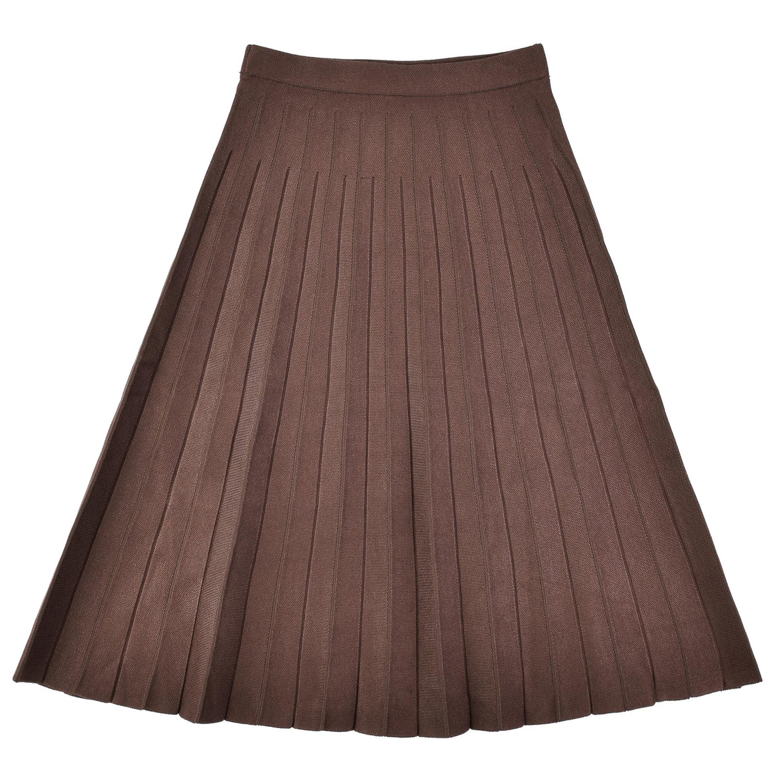 Knit Pleated Skirt 26"