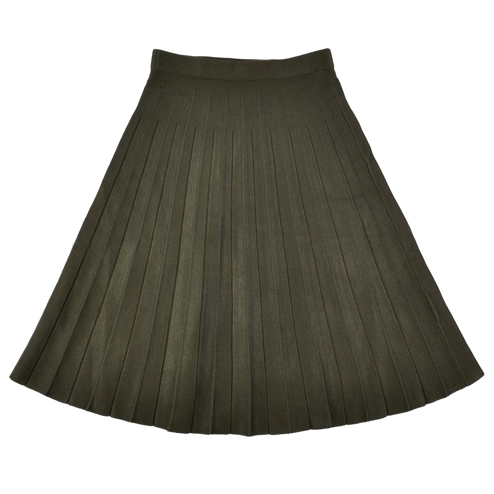 Knit Pleated Skirt 23"