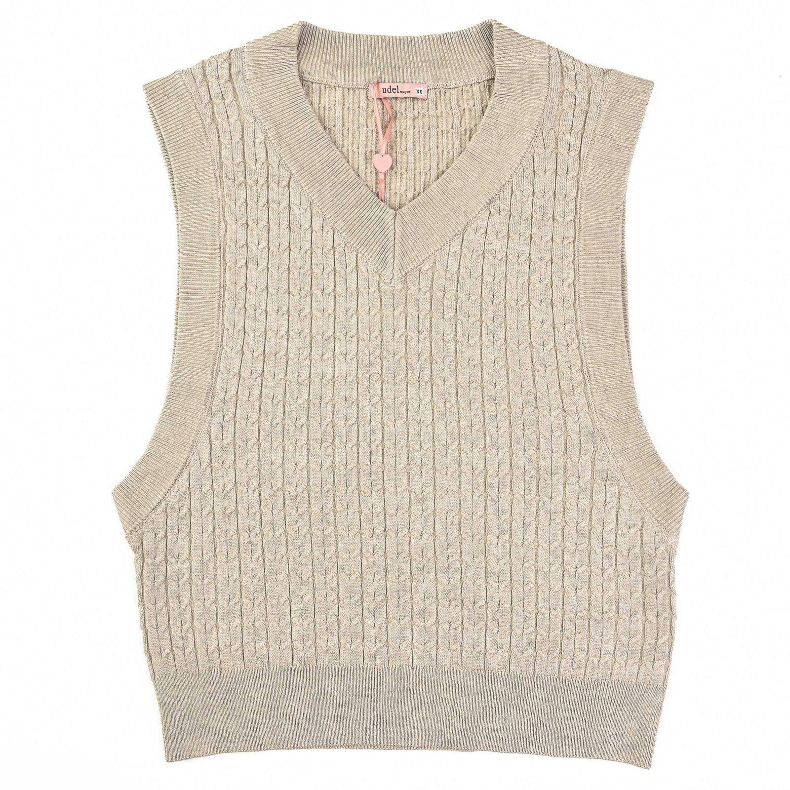 Cable Knit Vest