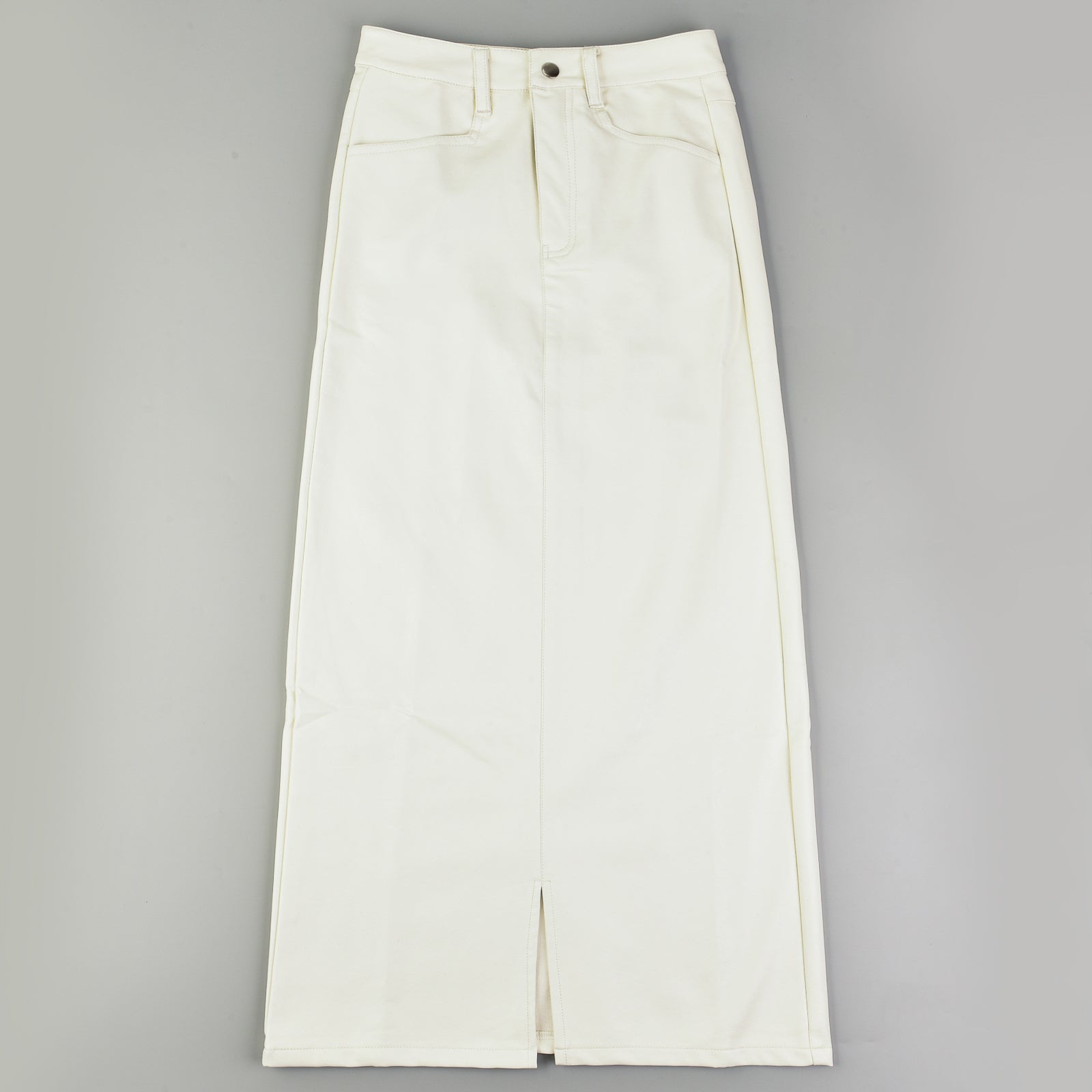 Leather Skirt With Slit