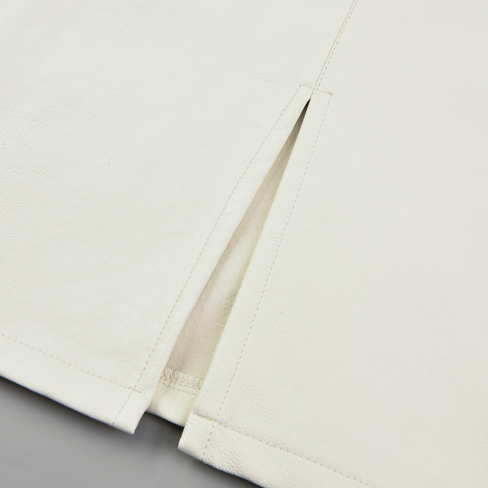 Leather Skirt With Slit