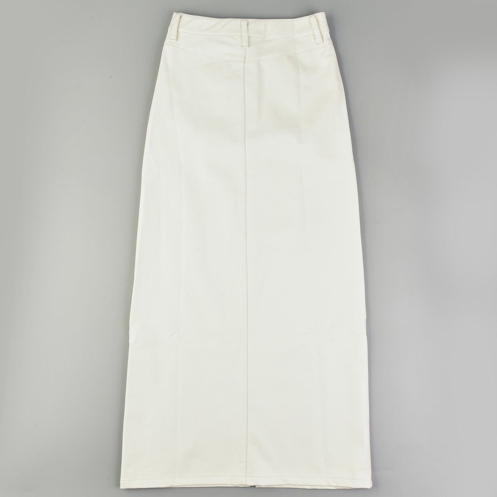 Leather Skirt With Slit